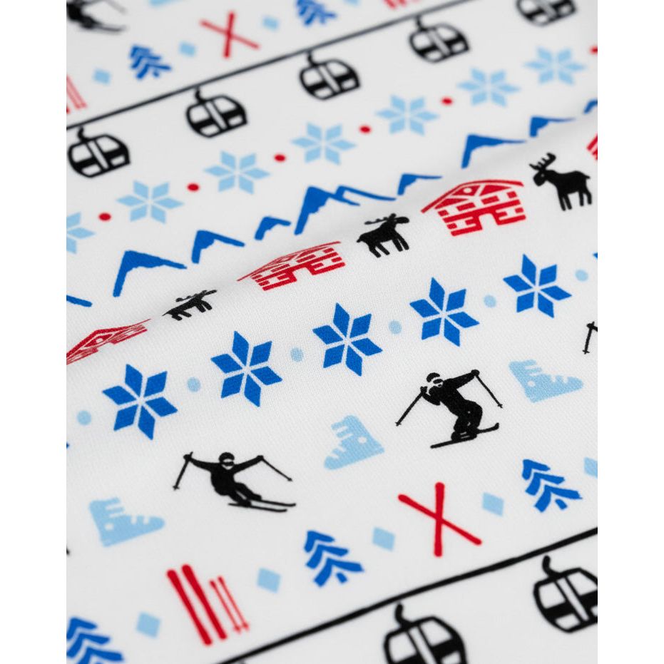 The Organic Long Sleeve Pajama Set [Alpine Ski]