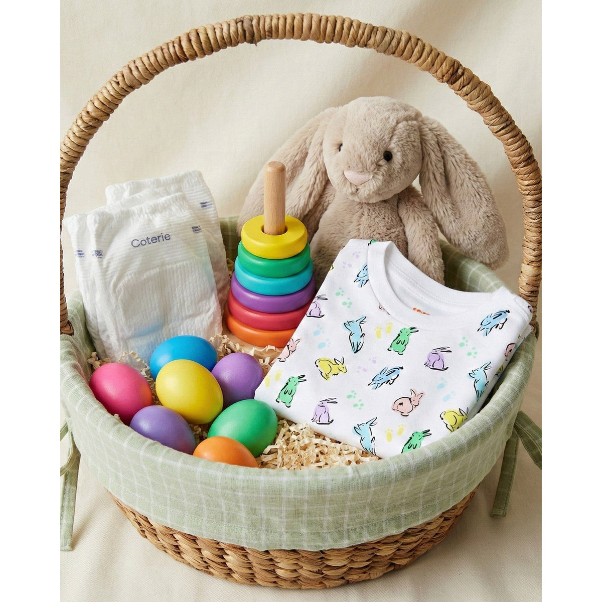 The Organic Long Sleeve Pajama Set [Bunny Hop]