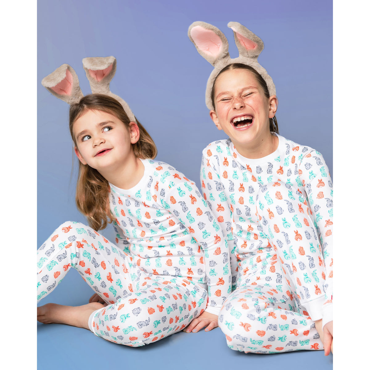 The Organic Long Sleeve Pajama Set [Bunny Tails]
