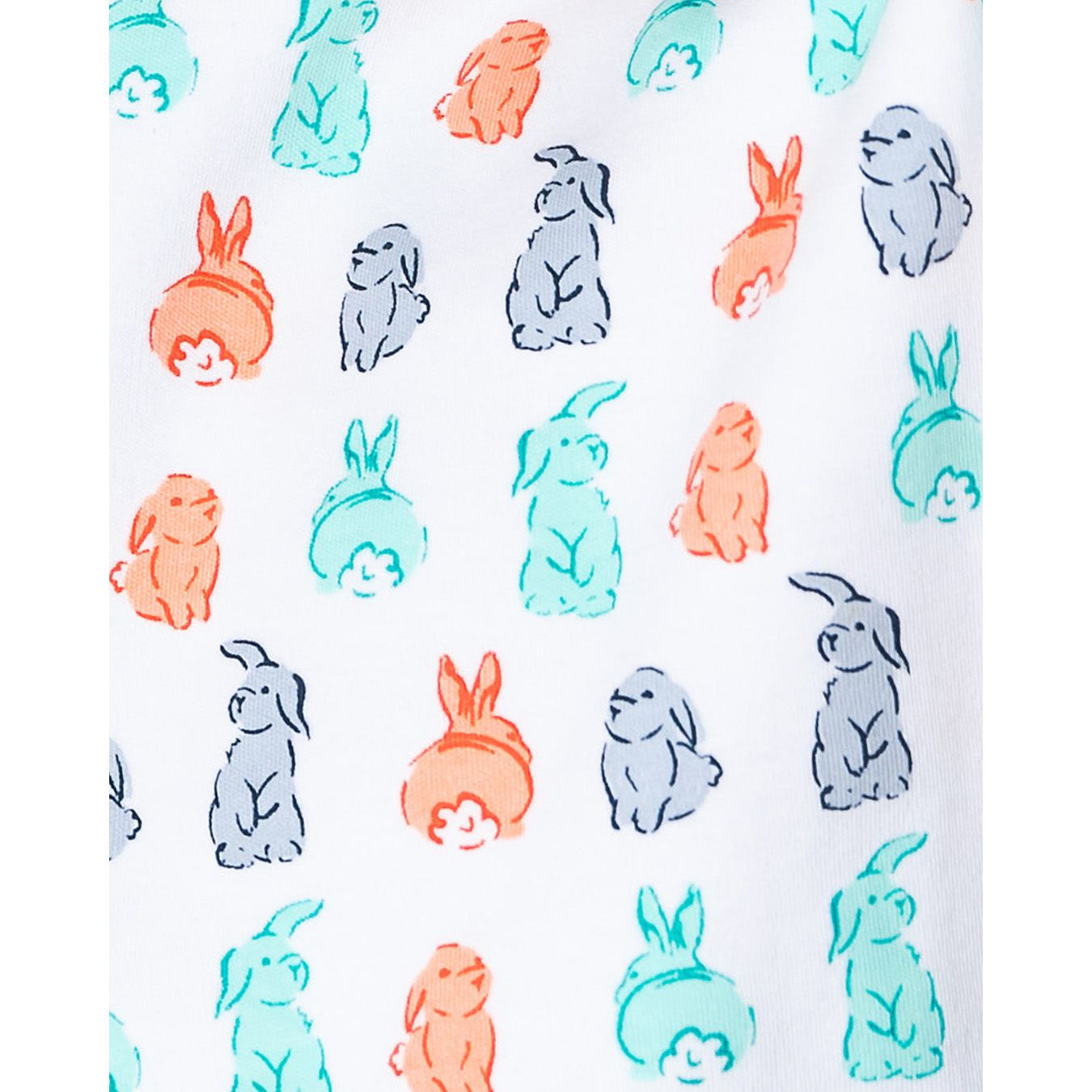 The Organic Long Sleeve Pajama Set [Bunny Tails]