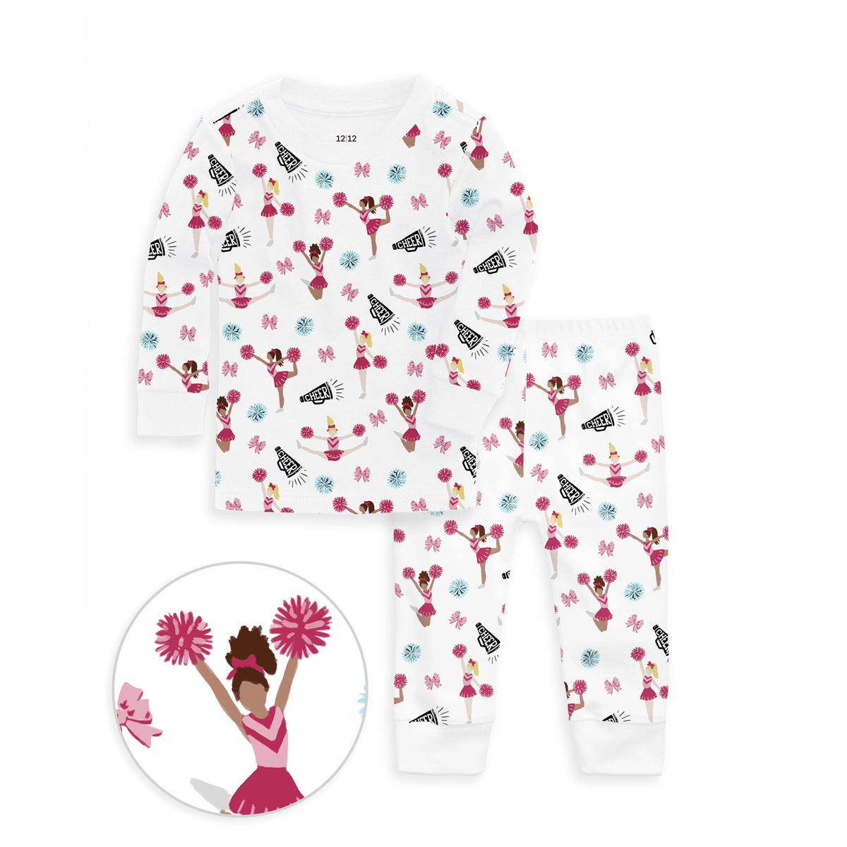 The Organic Long Sleeve Pajama Set [Cheer]