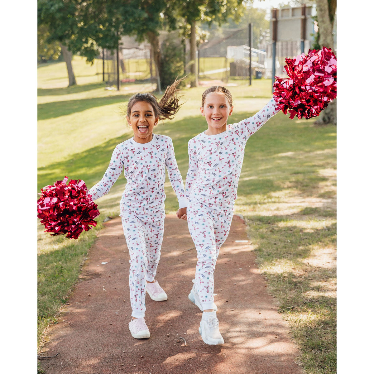 The Organic Long Sleeve Pajama Set [Cheer]