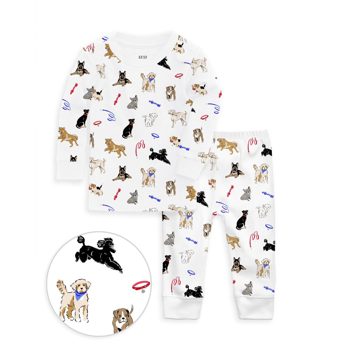 The Organic Long Sleeve Pajama Set [Dog Days]