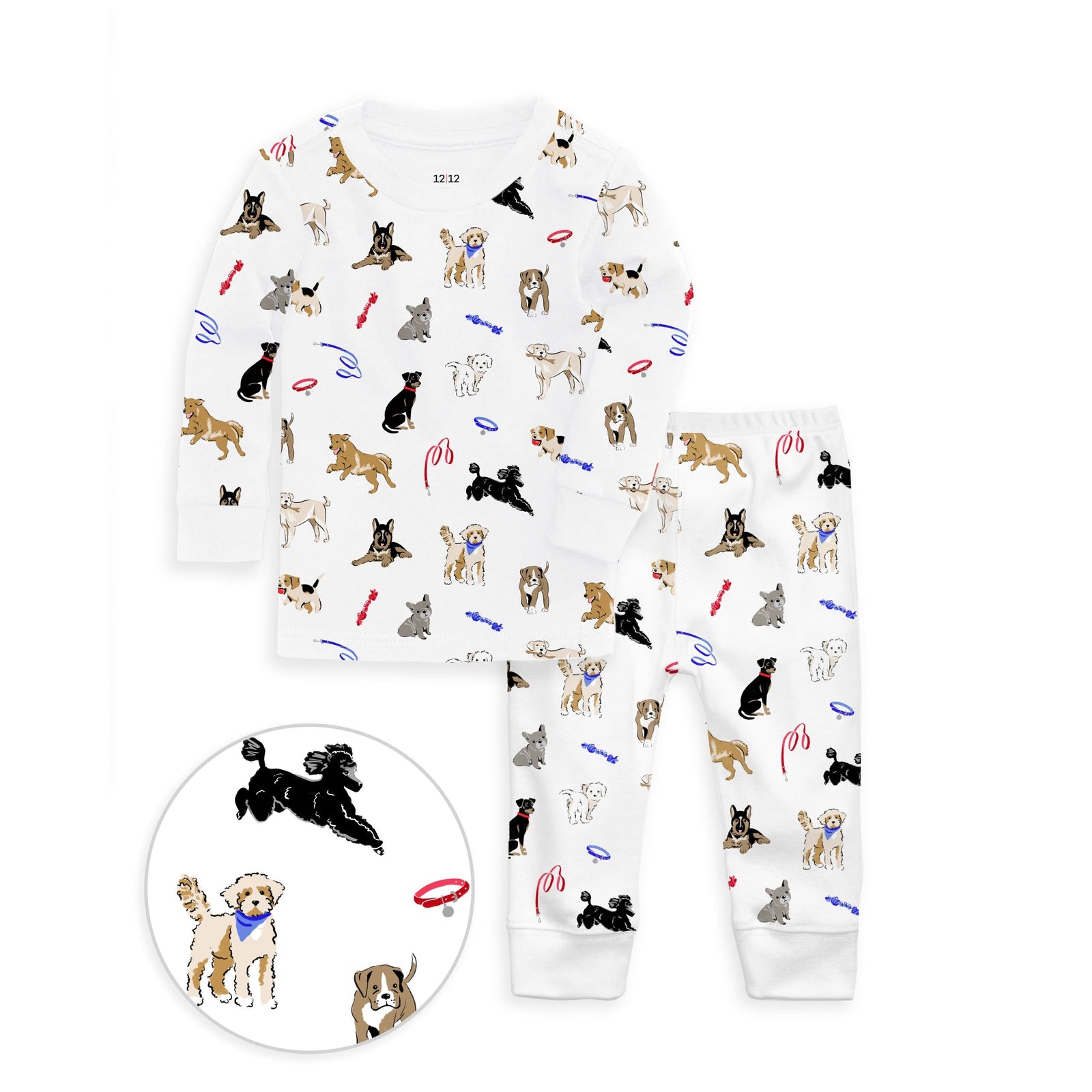 The Organic Long Sleeve Pajama Set [Dog Days]