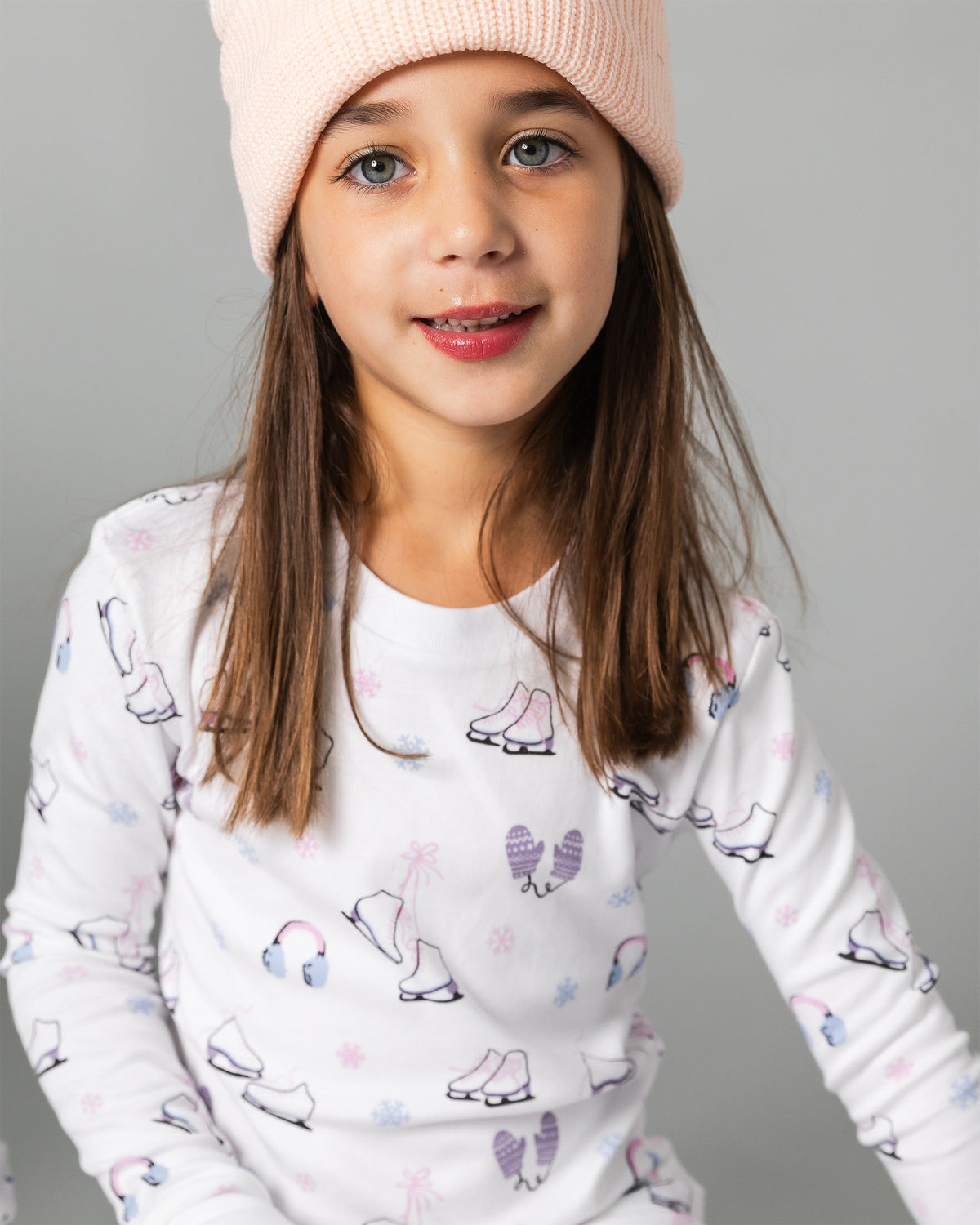 The Organic Long Sleeve Pajama Set [Figure Skating]