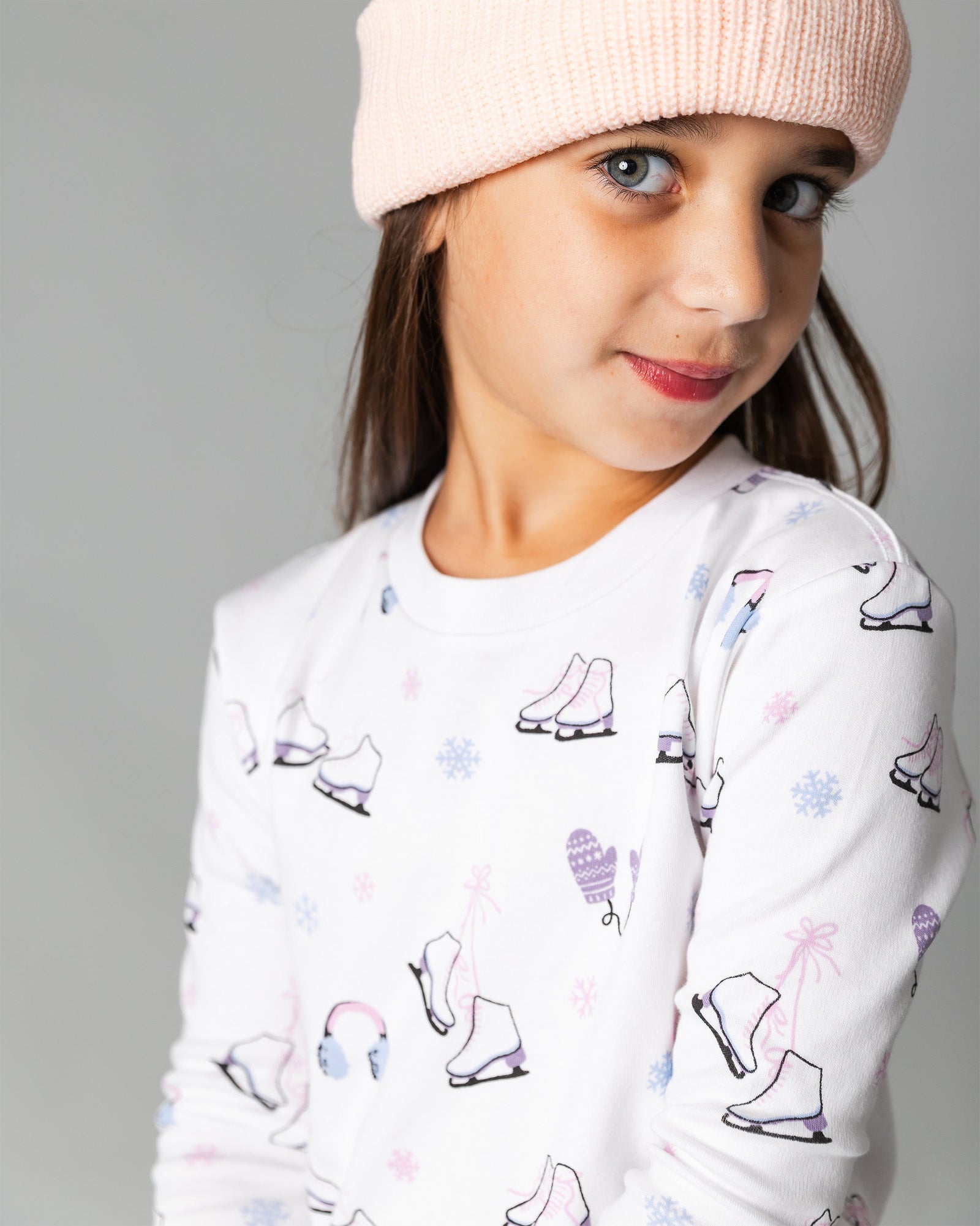 The Organic Long Sleeve Pajama Set [Figure Skating]