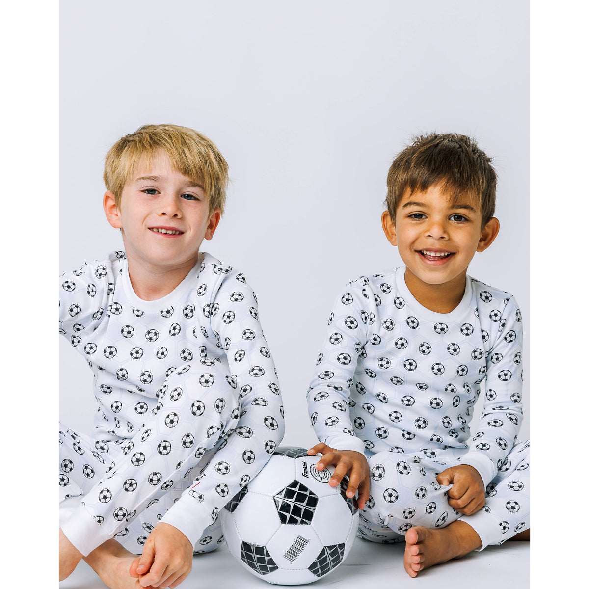 The Organic Long Sleeve Pajama Set [Soccer]