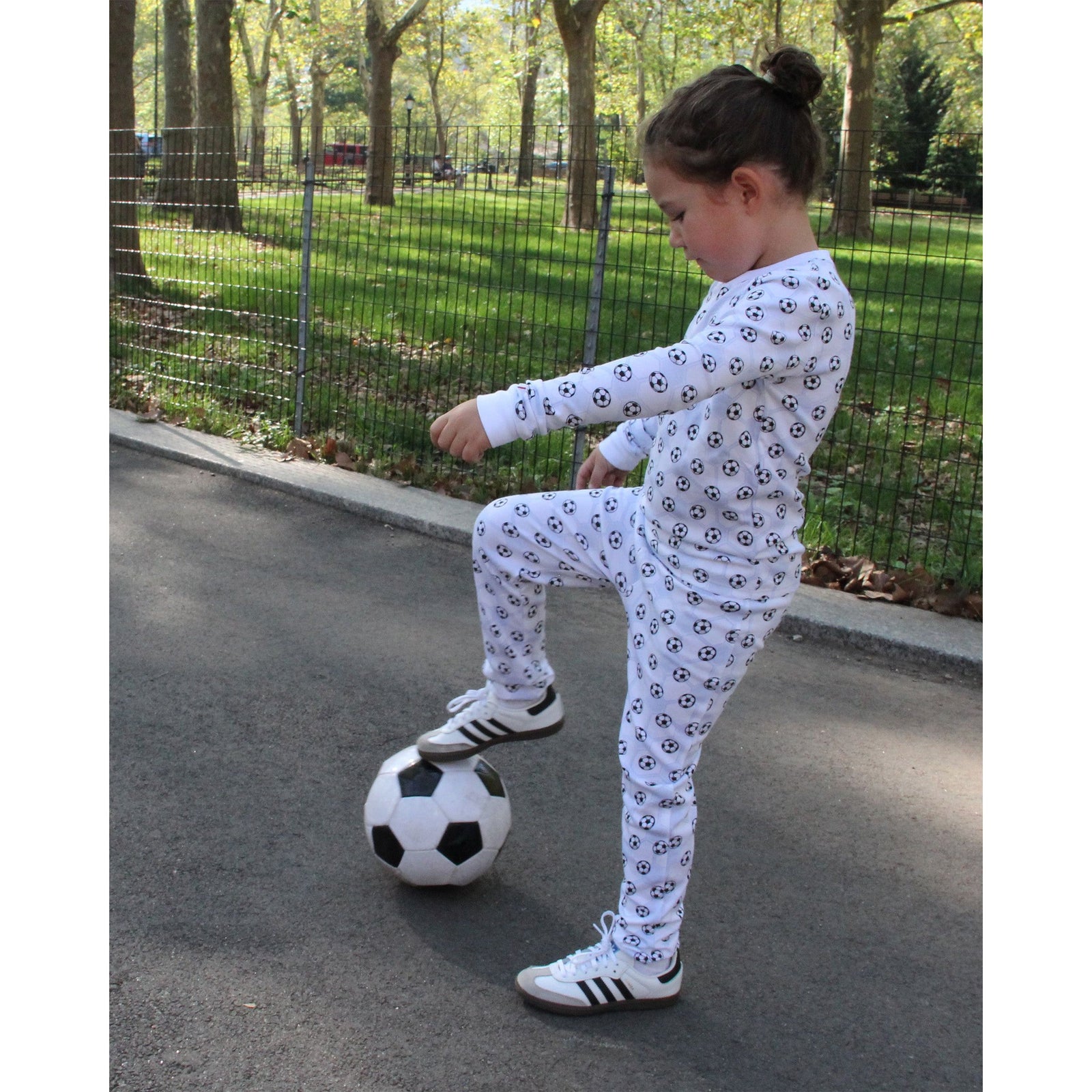 The Organic Long Sleeve Pajama Set [Soccer]