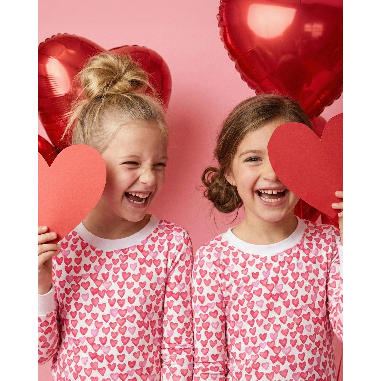The Organic Long Sleeve Pajama Set [Sweethearts]