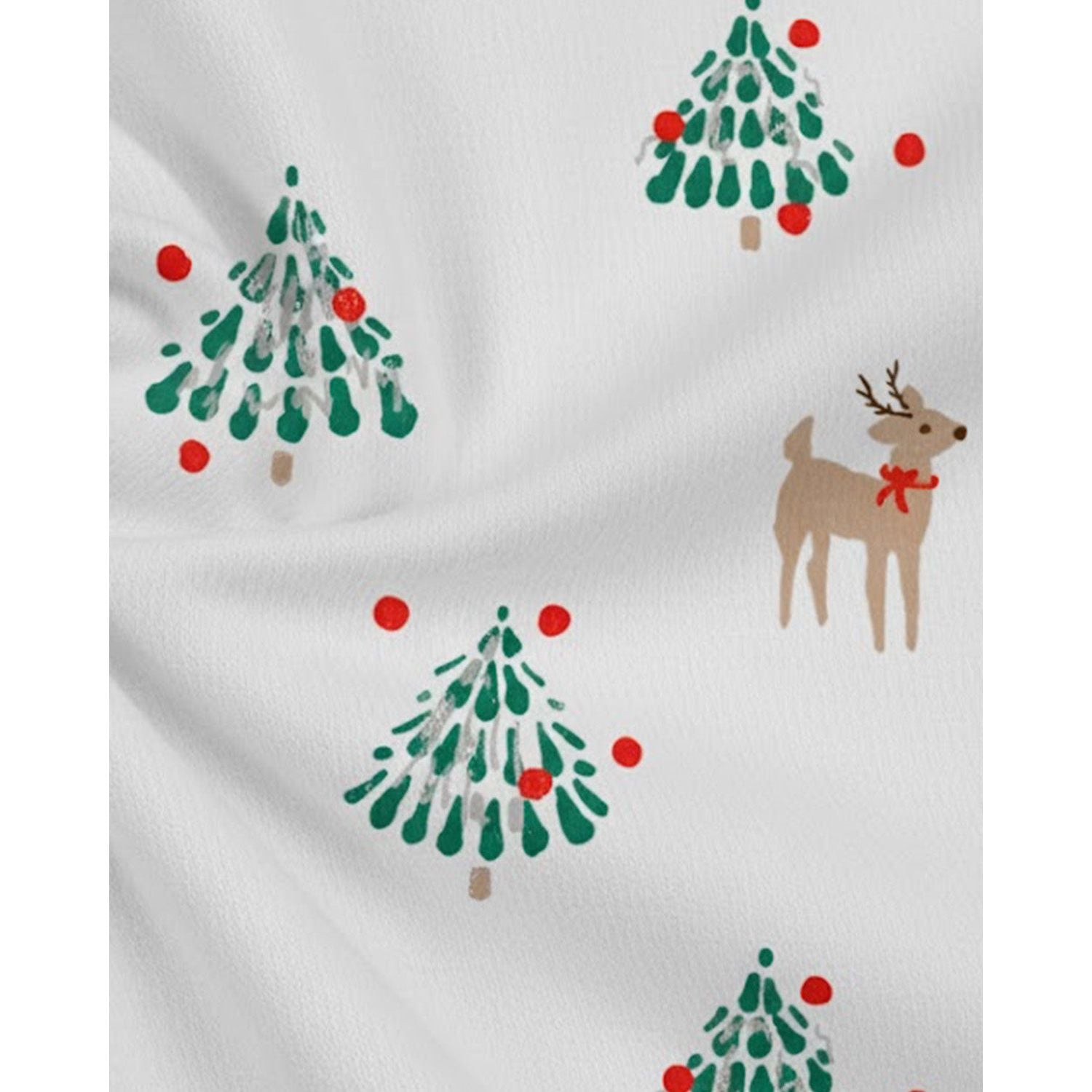 The Organic Long Sleeve Pajama Set [Tinsel Trees]