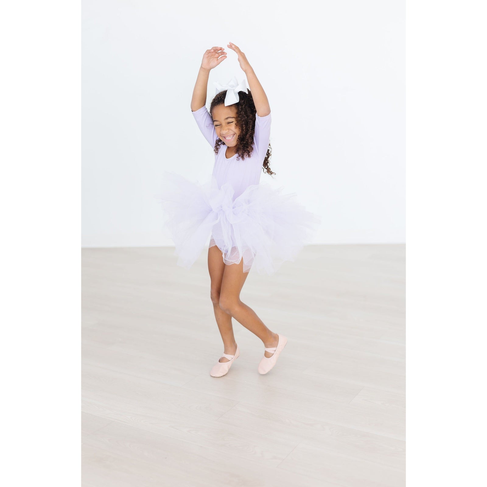 Lavender 3/4 Tutu Leotard