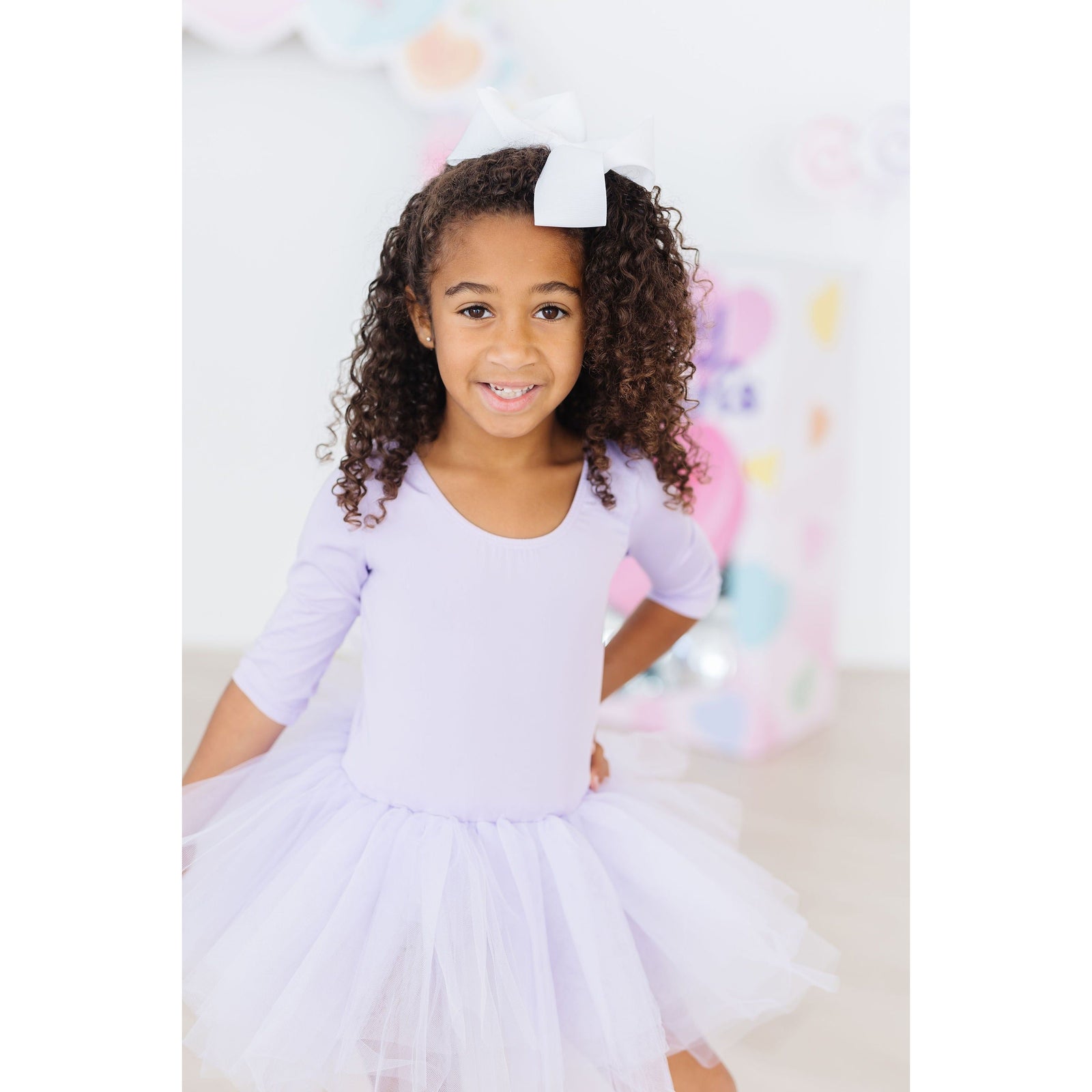 Lavender 3/4 Tutu Leotard