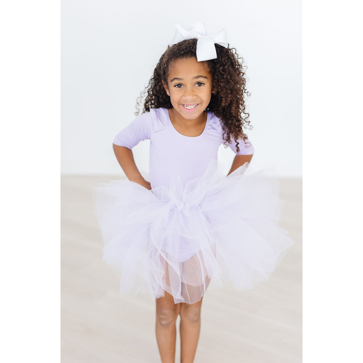 Lavender 3/4 Tutu Leotard