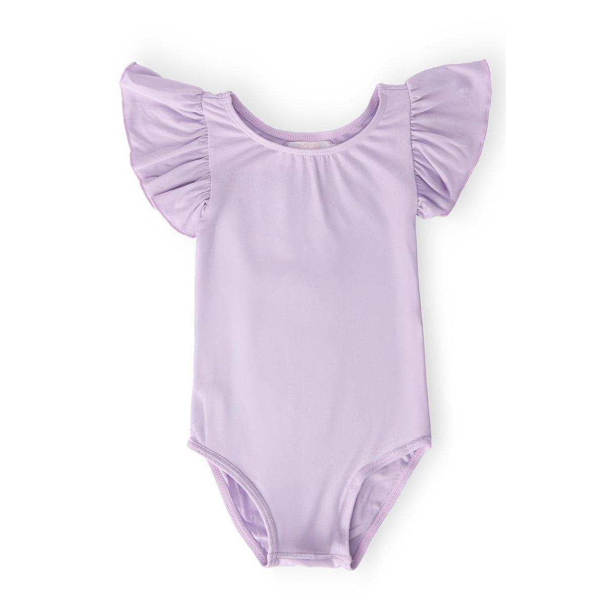 Lavender S/S Flutter Sleeve Leotard