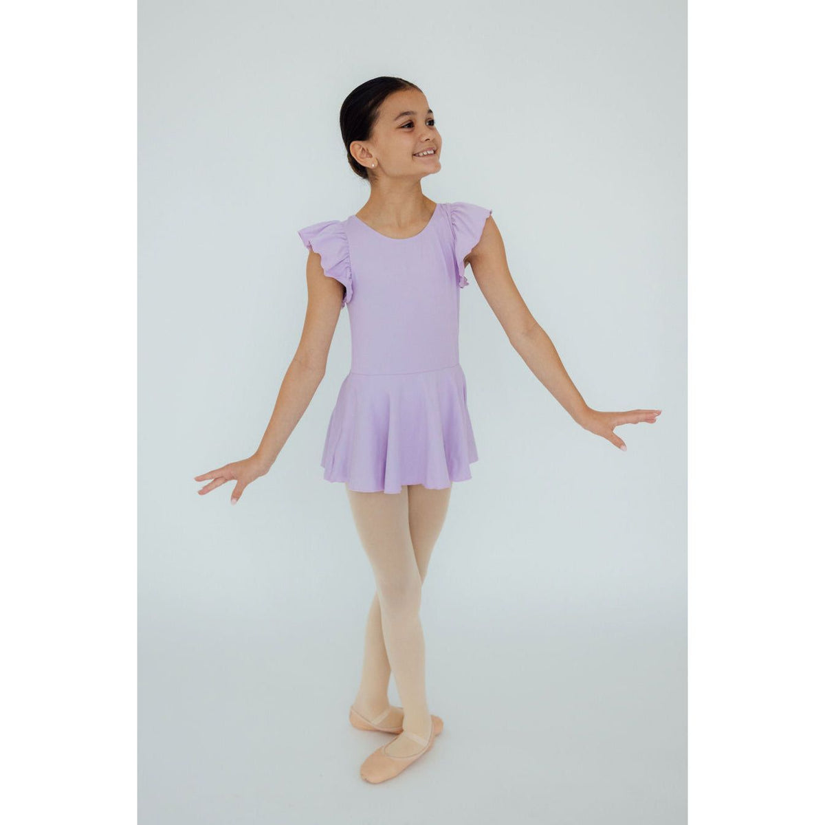 Lavender S/S Twirl Leotard