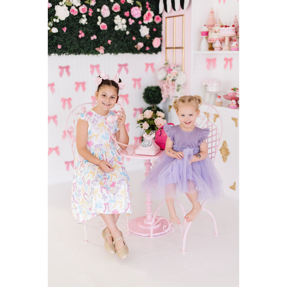 Lavender Shimmer Tutu Dress