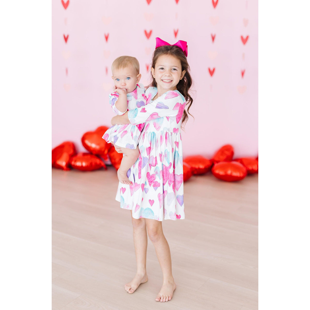Light Hearted 3/4 Sleeve Twirl Bodysuit