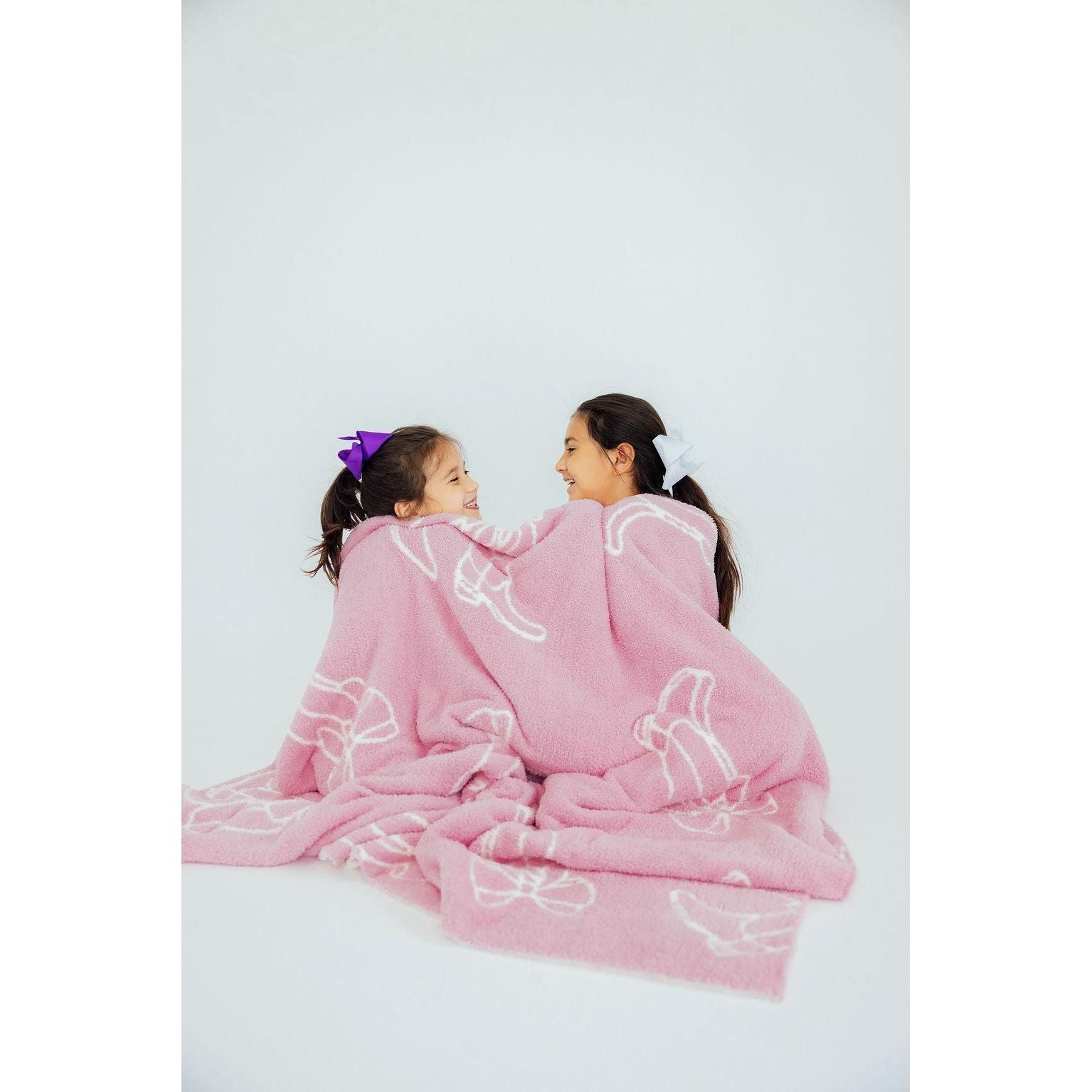 Light Pink Cowgirl Cozy Blanket