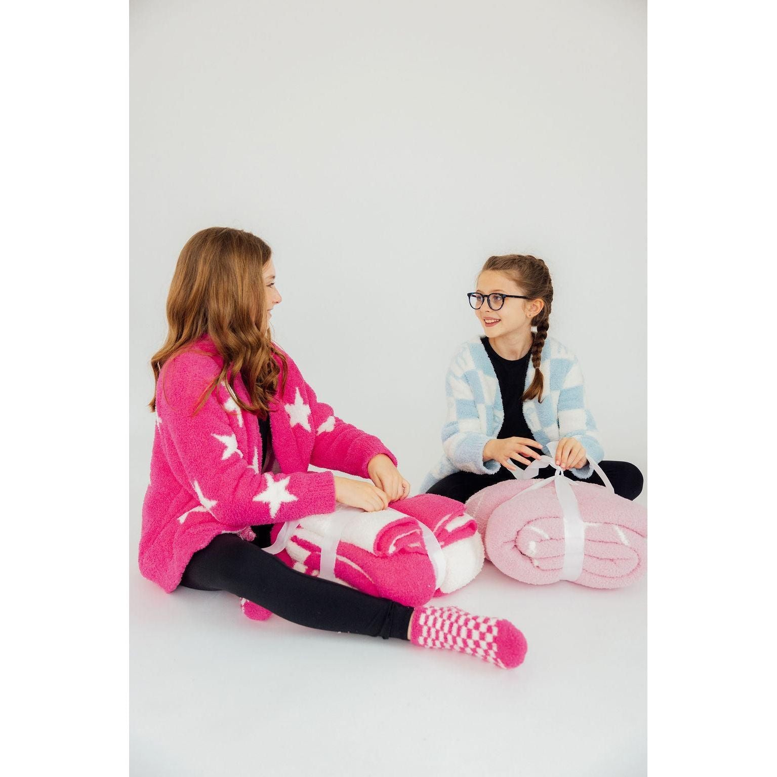 Light Pink Cowgirl Cozy Blanket