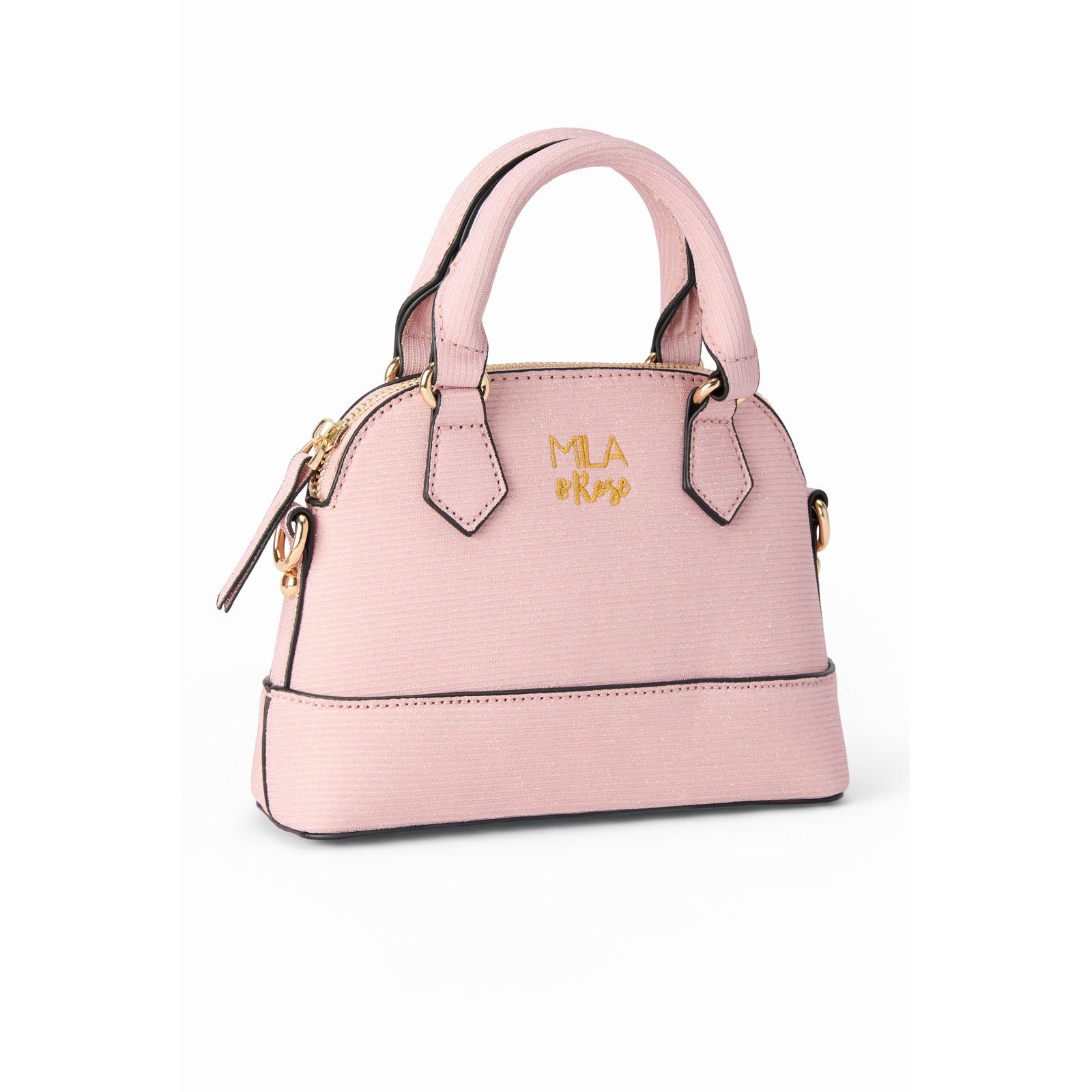 Light Pink Shimmer Girl's Crossbody Purse