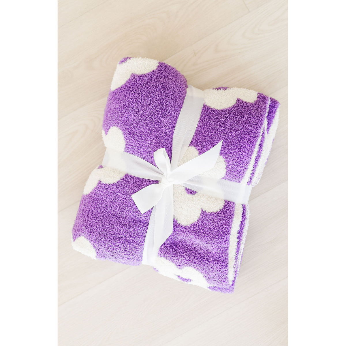 Lilac/Coconut Flower Cozy Blanket