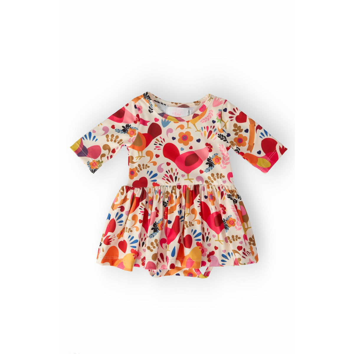 Little Red Hen Twirl Bodysuit