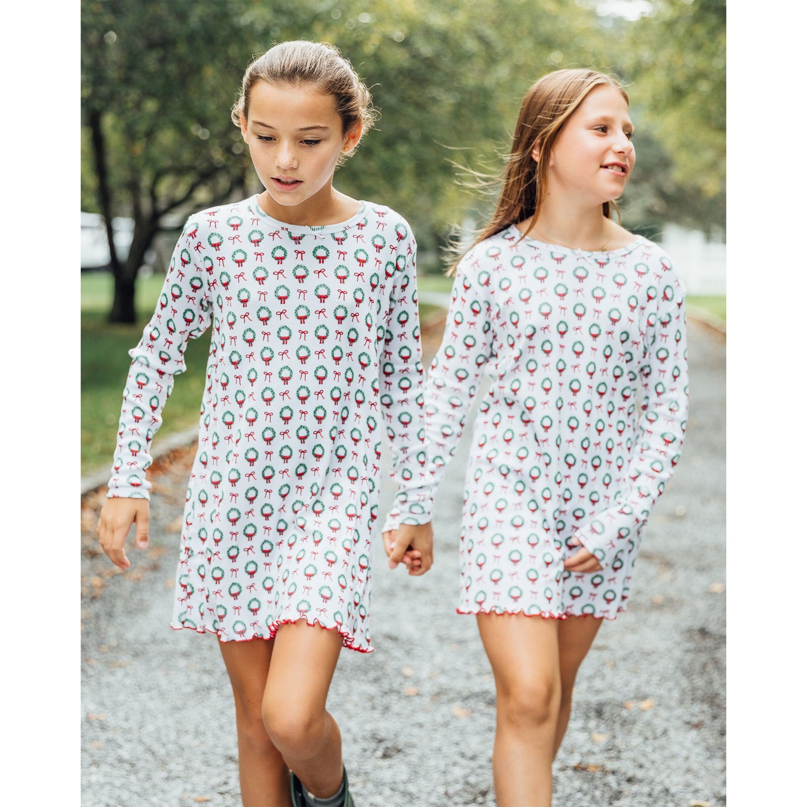 The Organic Rib Long Sleeve Dress [Fa La La]