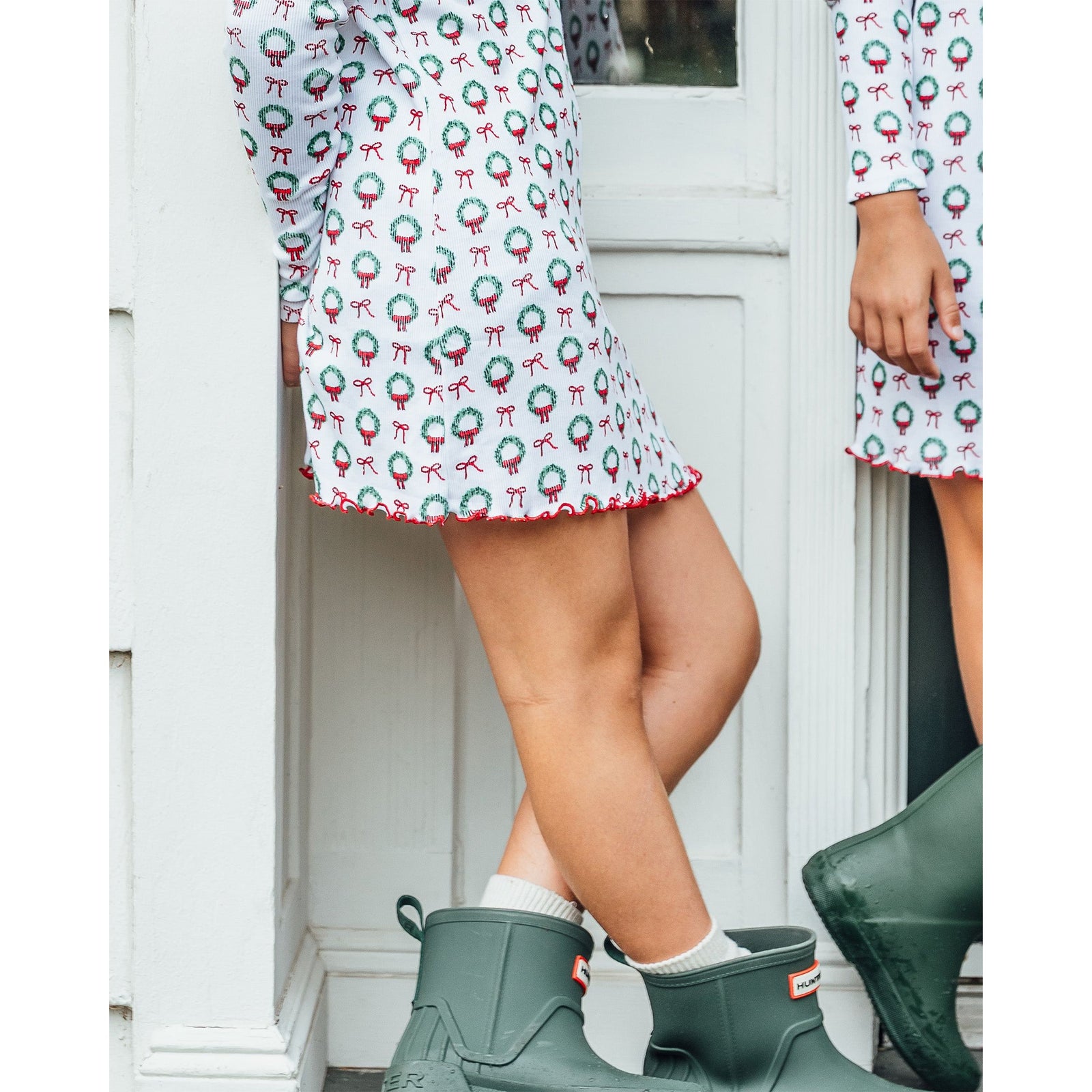 The Organic Rib Long Sleeve Dress [Fa La La]