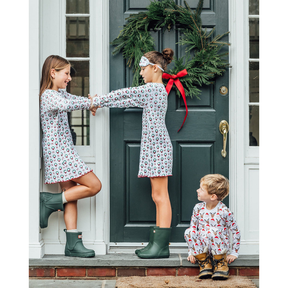 The Organic Rib Long Sleeve Dress [Fa La La]