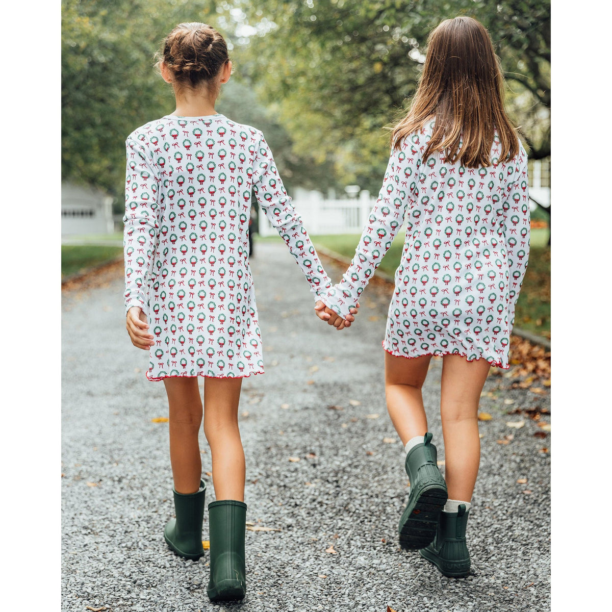 The Organic Rib Long Sleeve Dress [Fa La La]