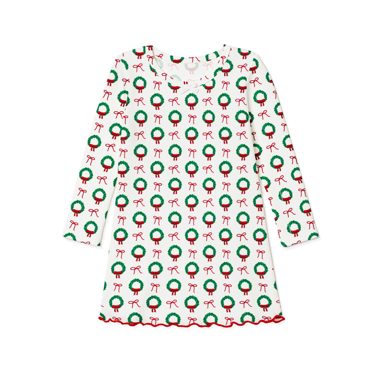 The Organic Rib Long Sleeve Dress [Fa La La]