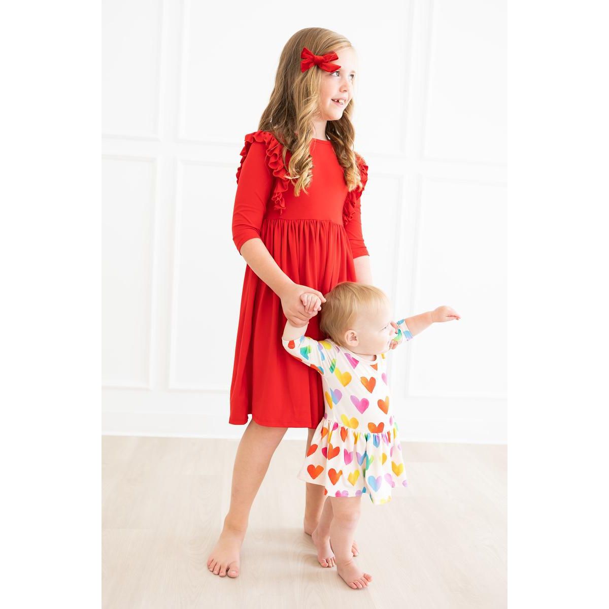 Lotta Love 3/4 Sleeve Twirl Bodysuit