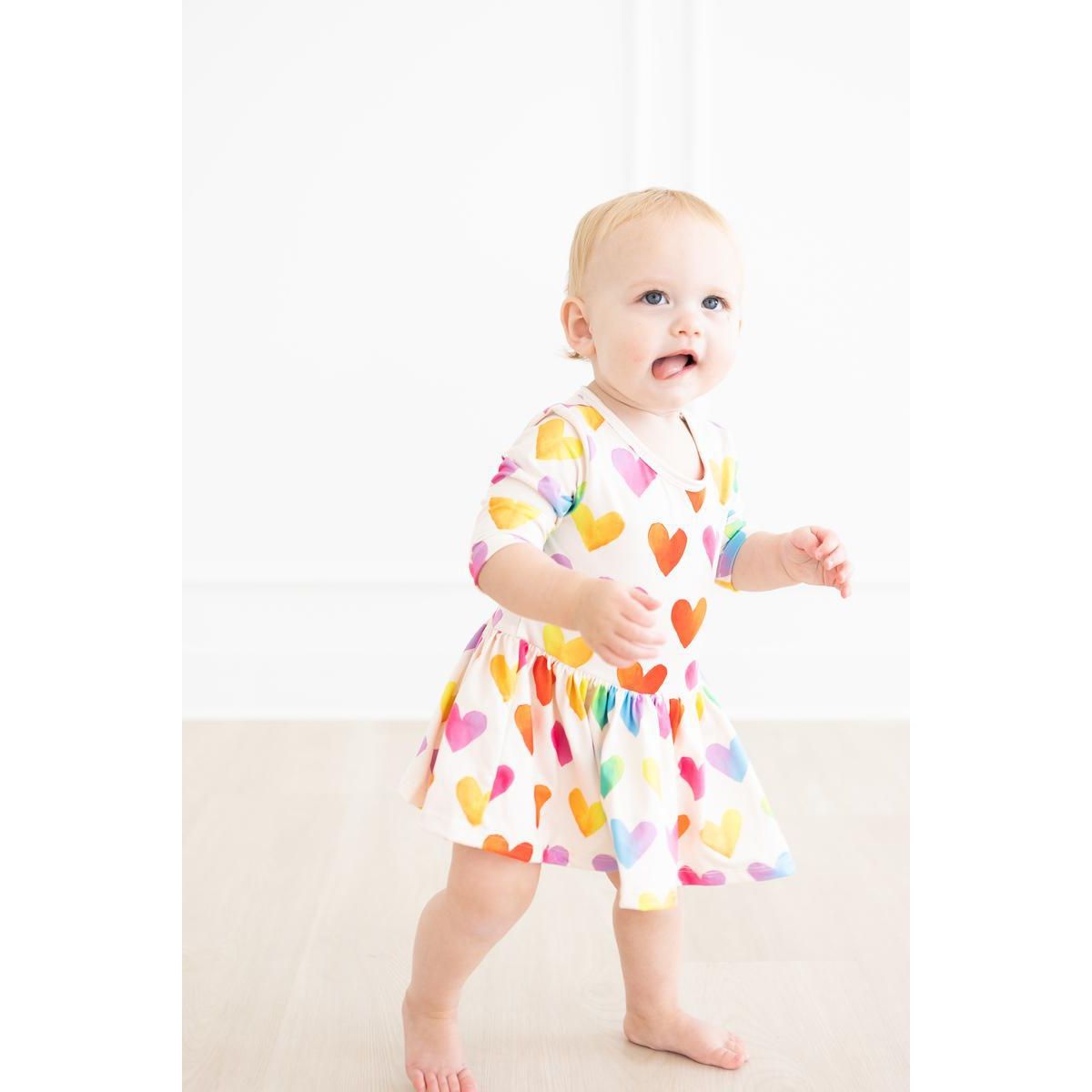 Lotta Love 3/4 Sleeve Twirl Bodysuit