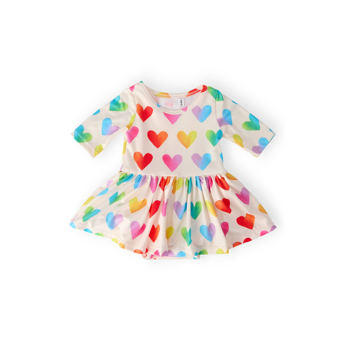 Lotta Love 3/4 Sleeve Twirl Bodysuit