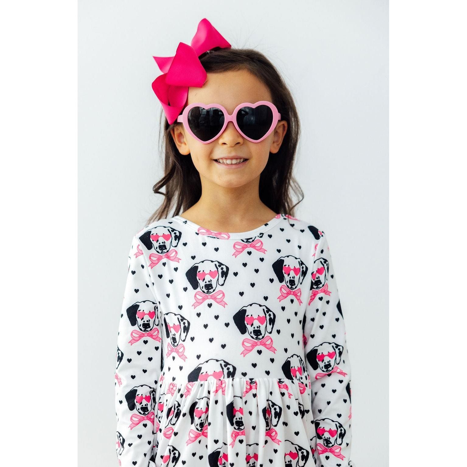 Love You Spots L/S Pocket Twirl Dress