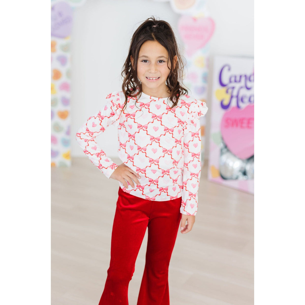 Lovebug L/S Ruffle Tee