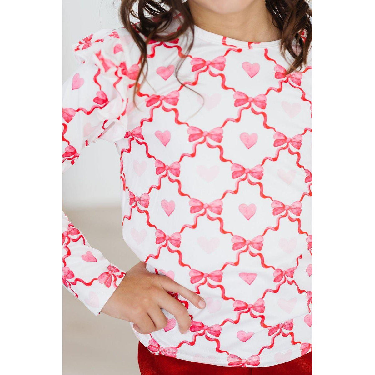 Lovebug L/S Ruffle Tee