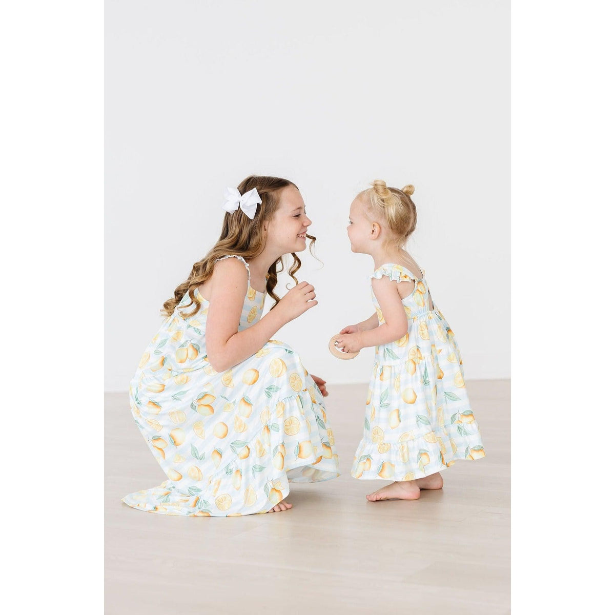 Lovely Lemons Ruffle Maxi Dress