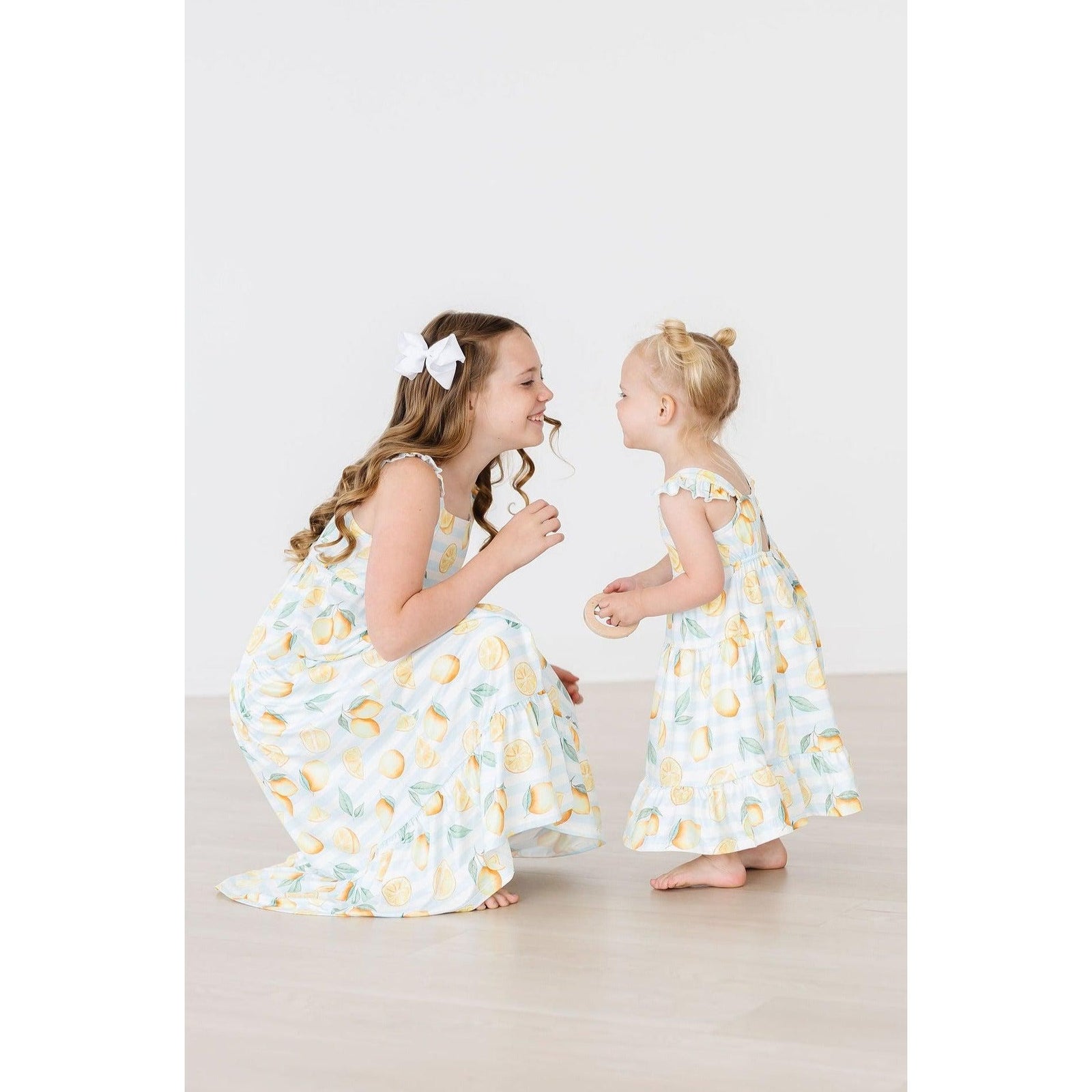 Lovely Lemons Ruffle Maxi Dress