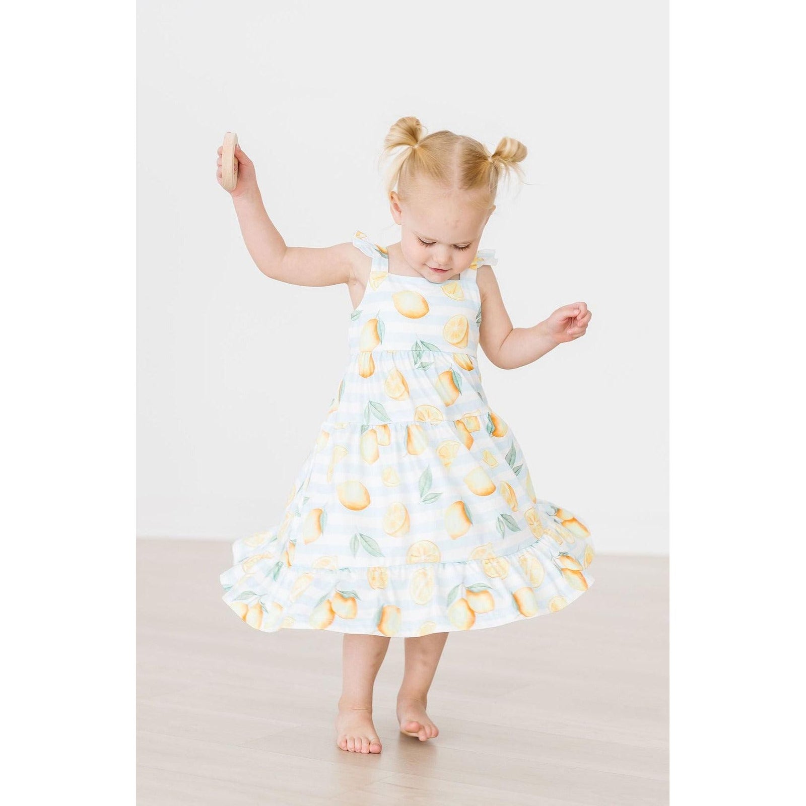 Lovely Lemons Ruffle Maxi Dress