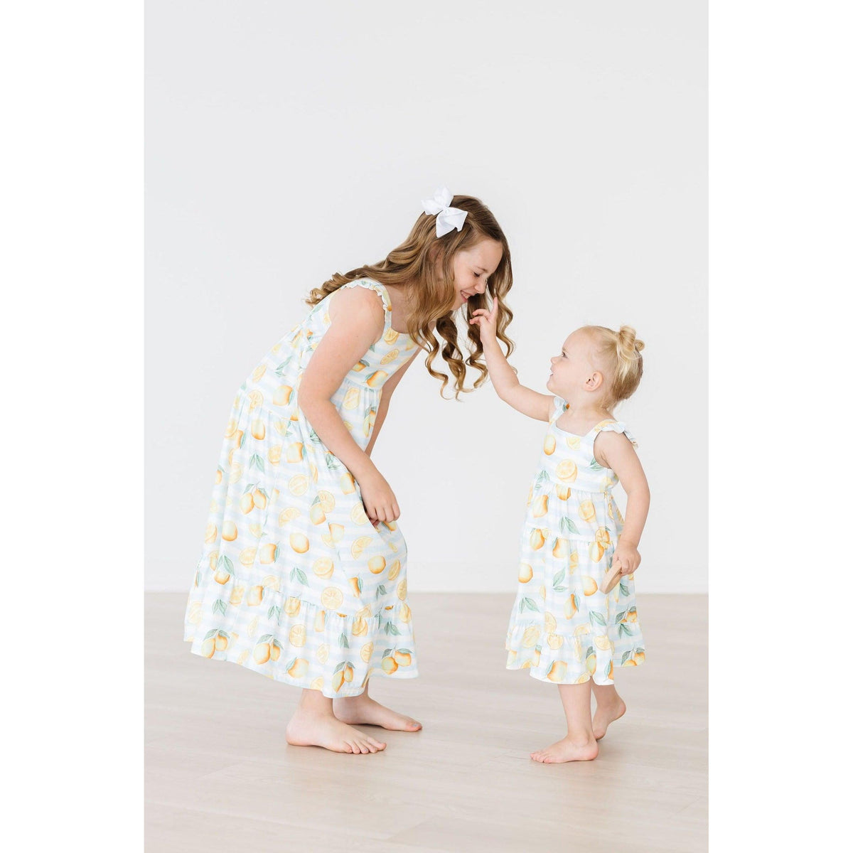 Lovely Lemons Ruffle Maxi Dress