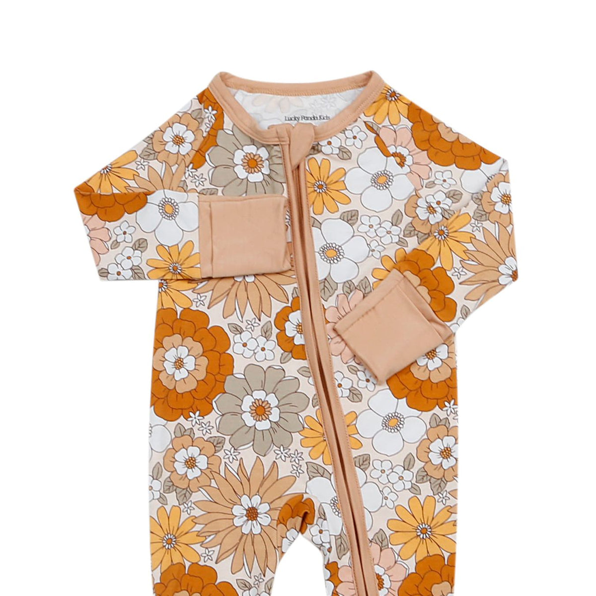 Bamboo Zip Romper | Petal Pop