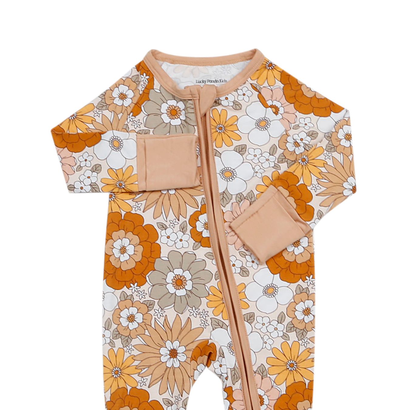 Bamboo Zip Romper | Petal Pop