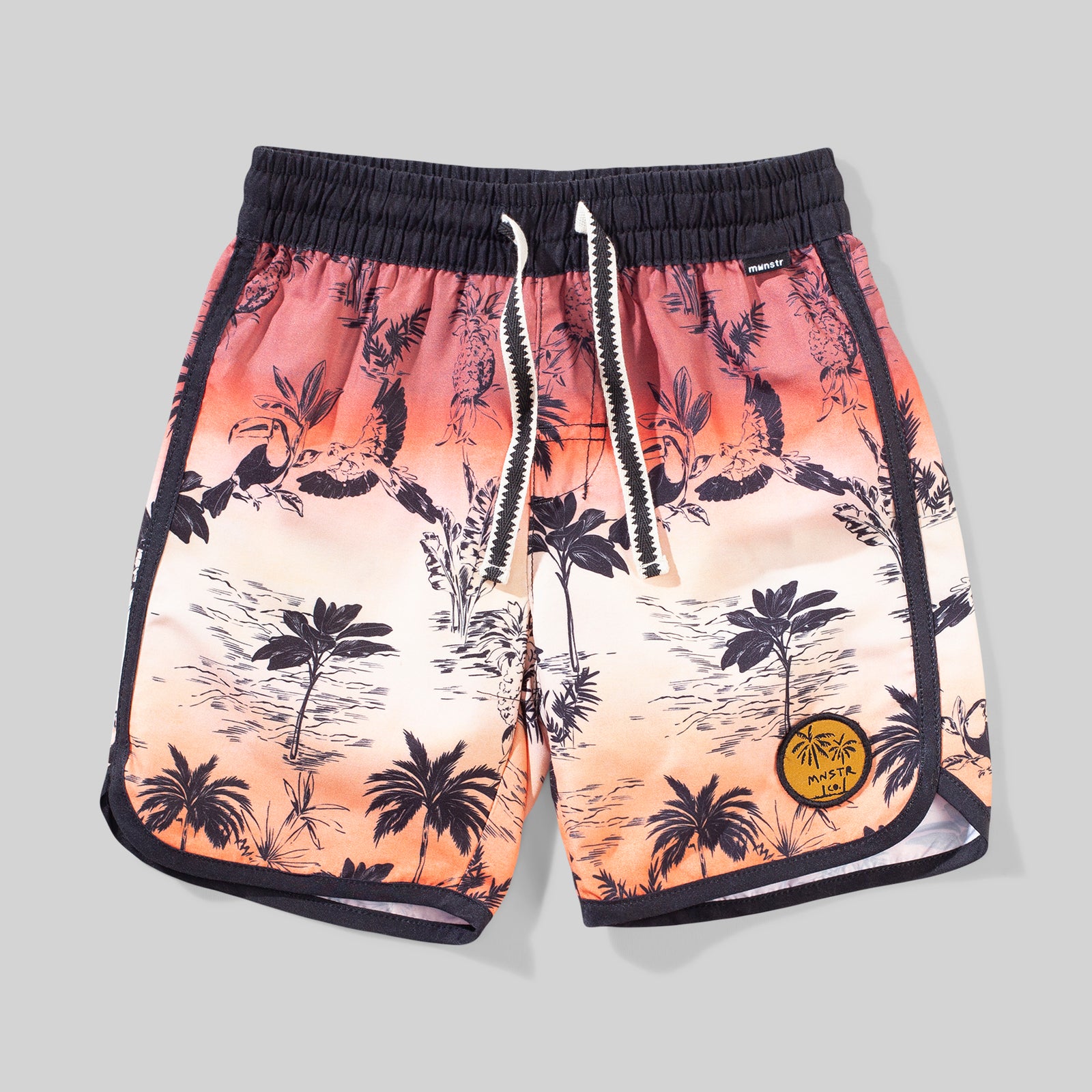 wave oasis bshort | peach