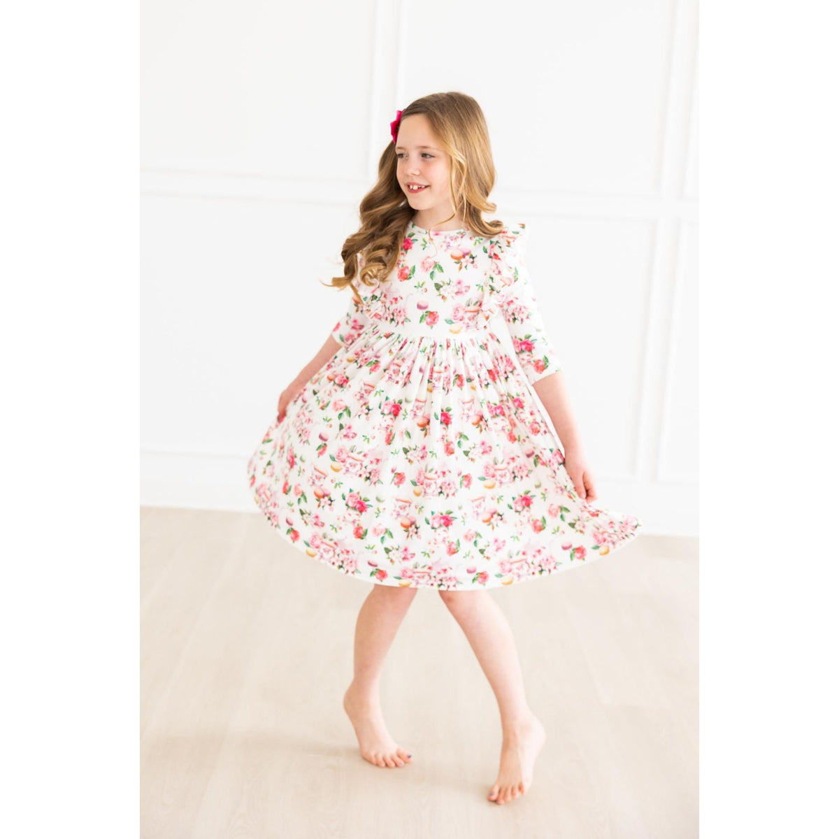 Macarons & Tea Ruffle Twirl Dress