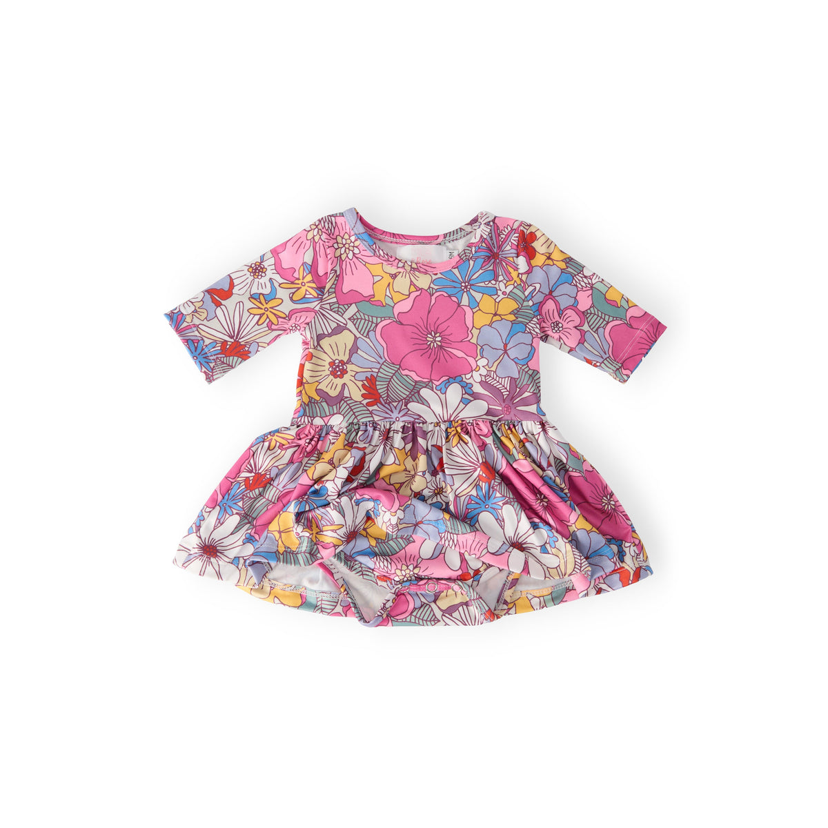 Mauve What's Up Buttercup Twirl Bodysuit