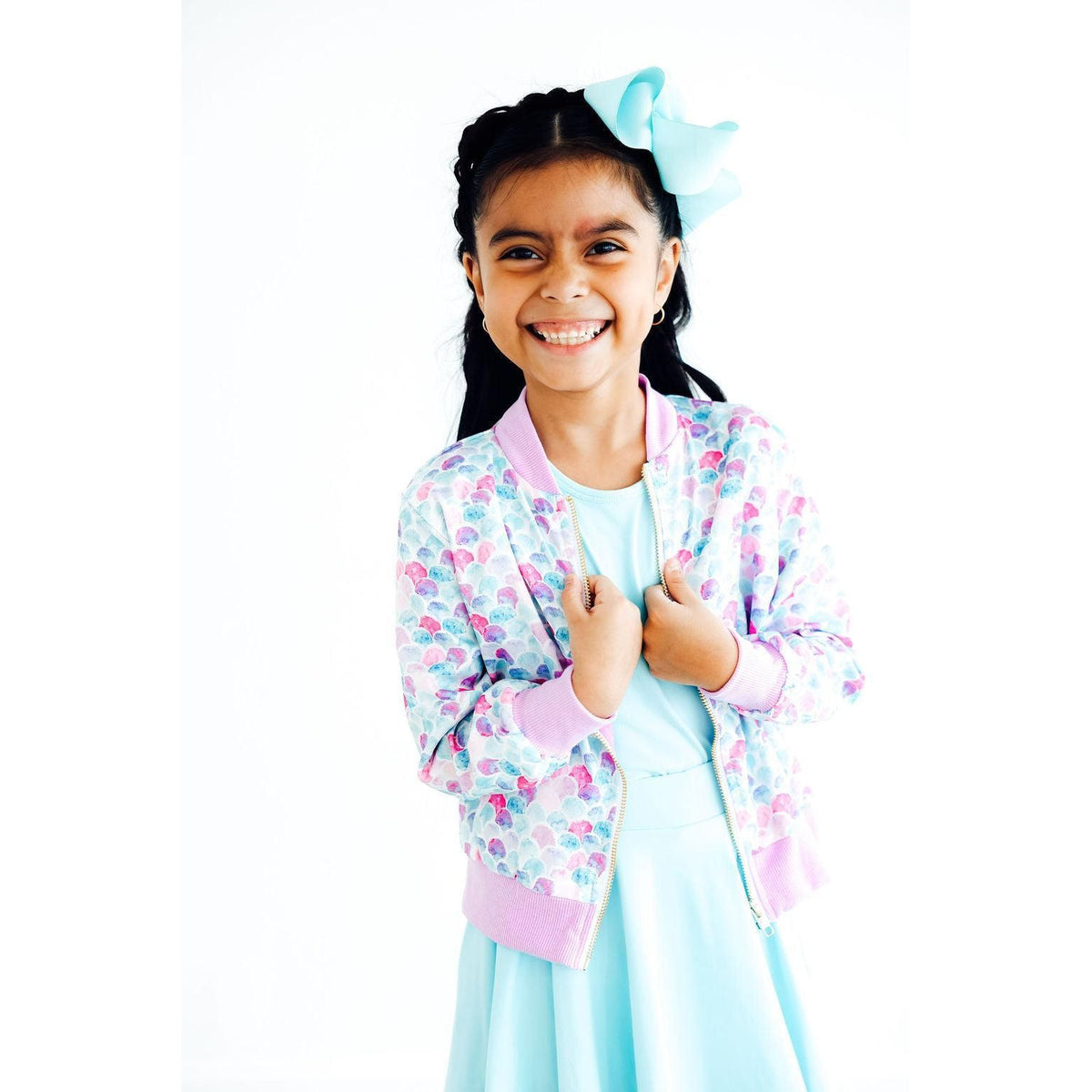 Mermaid Scales Satin Jacket