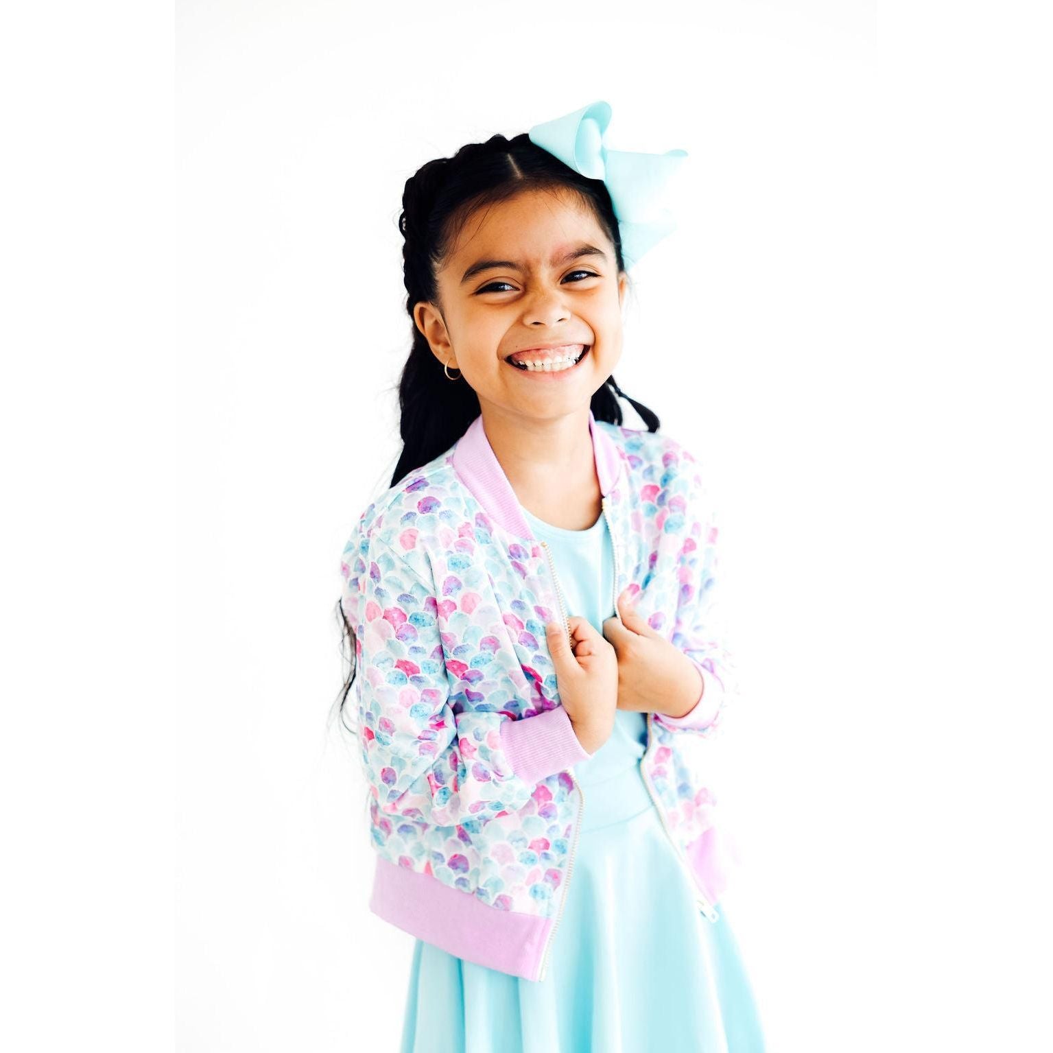Mermaid Scales Satin Jacket