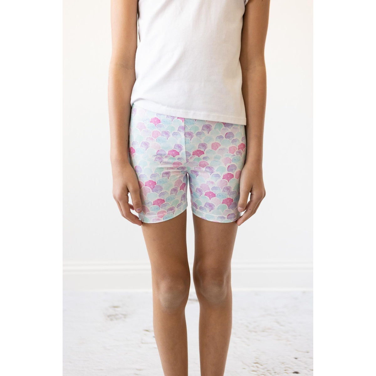 Mermaid Scales Twirl Shorts