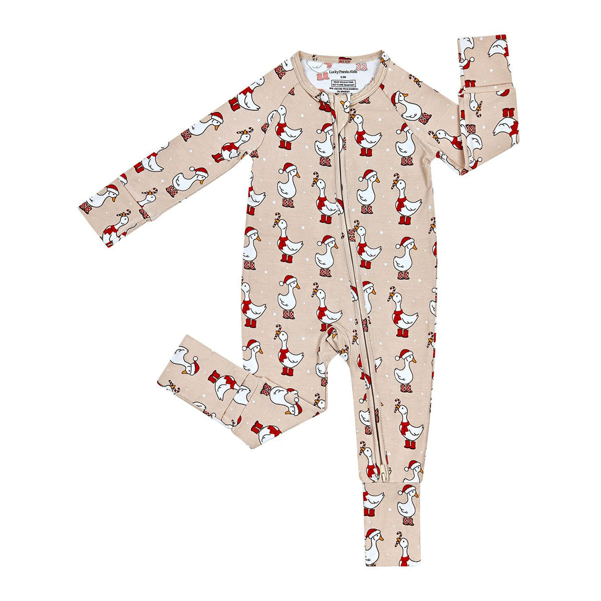 Bamboo Zip Romper | Merry Goose